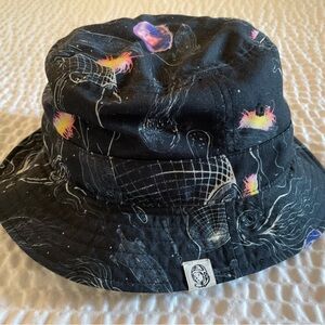 BILLIONAIRE BOYS CLUB MENS ABYSS SPACE SHIP BUCKET HAT BLACK